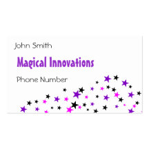 Purple Star Business Cards