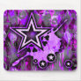 Purple Star Mouse Pads