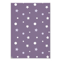 Purple Stars Art Photo