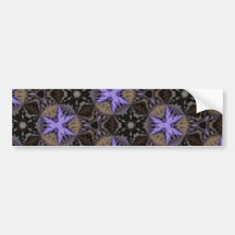 Purple Stars Bumper Sticker