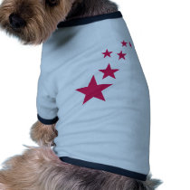 purple stars pet shirt