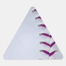 Purple Stitches Baseball/Softball Sticker