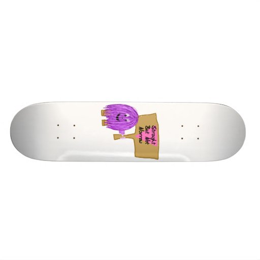 Purple Straight but Not Narrow Skate Board Decks