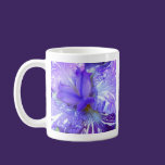 Purple Striped Iris Mug mugs