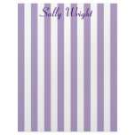 Purple Stripes Letterhead