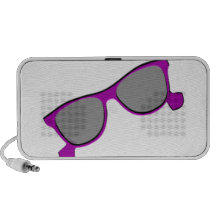Purple Sunglasses PC Speakers