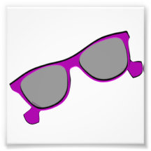 Purple Sunglasses Art Photo