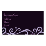 Purple Swirl Business Card