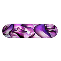 purple swirl custom skate board
