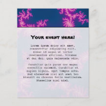 Purple Swirl - Fractal Art Personalized Flyer
