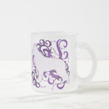Purple Swirl Shiloh Shepherd Coffee Mugs