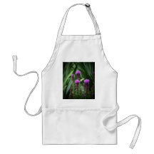 purple tasseld flower aprons