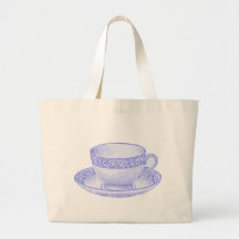 Purple Teacup Bag