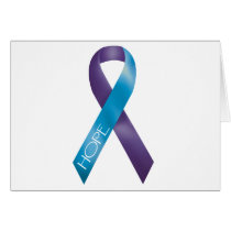 Purple/Teal Ribbon