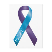 Purple/Teal Ribbon