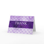 Purple Thank You Cards