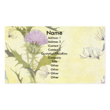 Purple Thistle Business Card