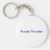 Purple Thunder Key Chain