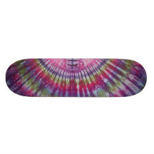 Purple Tie Dye Skateboard