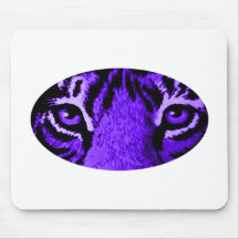 Purple Tiger Eyes The MUSEUM Zazzle Gifts Mouse Pads