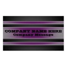 Purple Tinted Metal Business Card Template