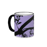 Purple Tree Branches Mousepad Mug