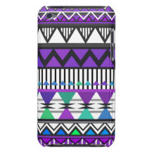 Purple Tribal 2 Pattern iPod Touch  Case Barely There iPod Cases