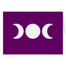 Purple Triple Goddess Card