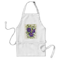 Purple Tropical Flower Painting - Multi Aprons