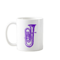 Purple Tuba Mugs