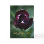Purple Tulip Floral Mother's Day Greetings Card
