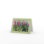 Purple Tulips notecard