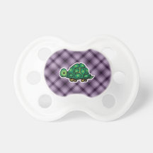 Purple Turtle Baby Pacifier