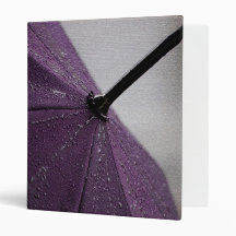 Purple Umbrella Avery Binder
