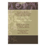 Purple Victoria Wedding Invitation