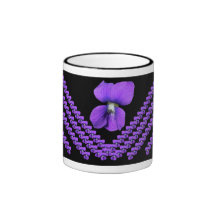 Purple Violets mug