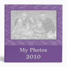 purple waves 3 ring binders