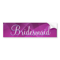 Purple Waves Bridesmaid