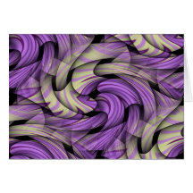 Purple Waves Card