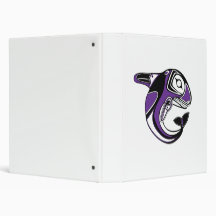 Purple Whale Totem Binder