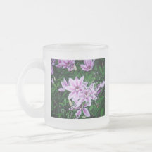 Purple White Clematis Mug