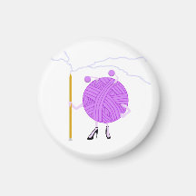 purple yarn gremlin magnets