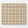 purple yellow check mousemat