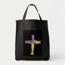 Purple/Yellow Cross Bag