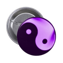 Purple Yin yang button