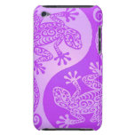 Purple Yin Yang Geckos Barely There iPod Case