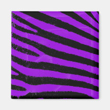 Purple Zebra Magnets