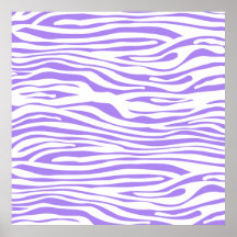 Purple Zebra stripe pattern Print