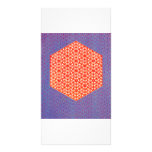PurpleOrangeWhite Picture Card