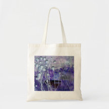 Purples and Blues Tote Bags